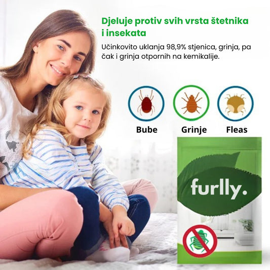 Furlly™- prirodni ubojica grinja | Riješite se grinja i njihovih jaja trenutno!